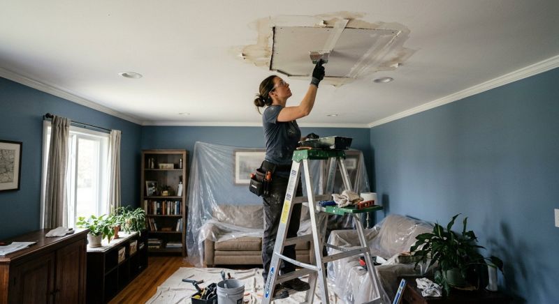 Water Damage Ceiling Repair in Houston, TX